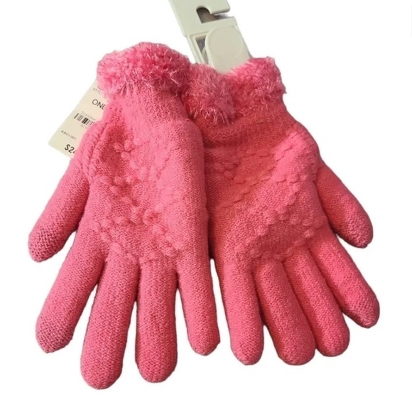 jenni Blush/Pink Stitch-Detail Touchscreen Gloves-NWT - Picture 2 of 2
